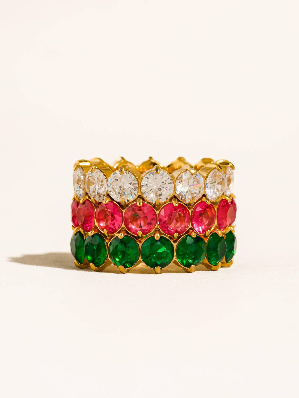 Pink Veloura Eternity Ring