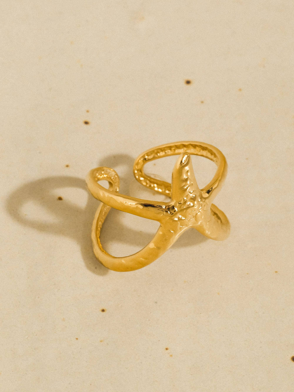 Maui Starfish Wrap Open Ring