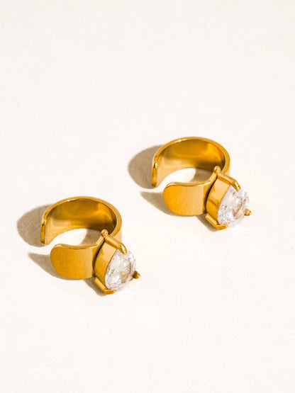 Jessenia Pear Crystal Cuff