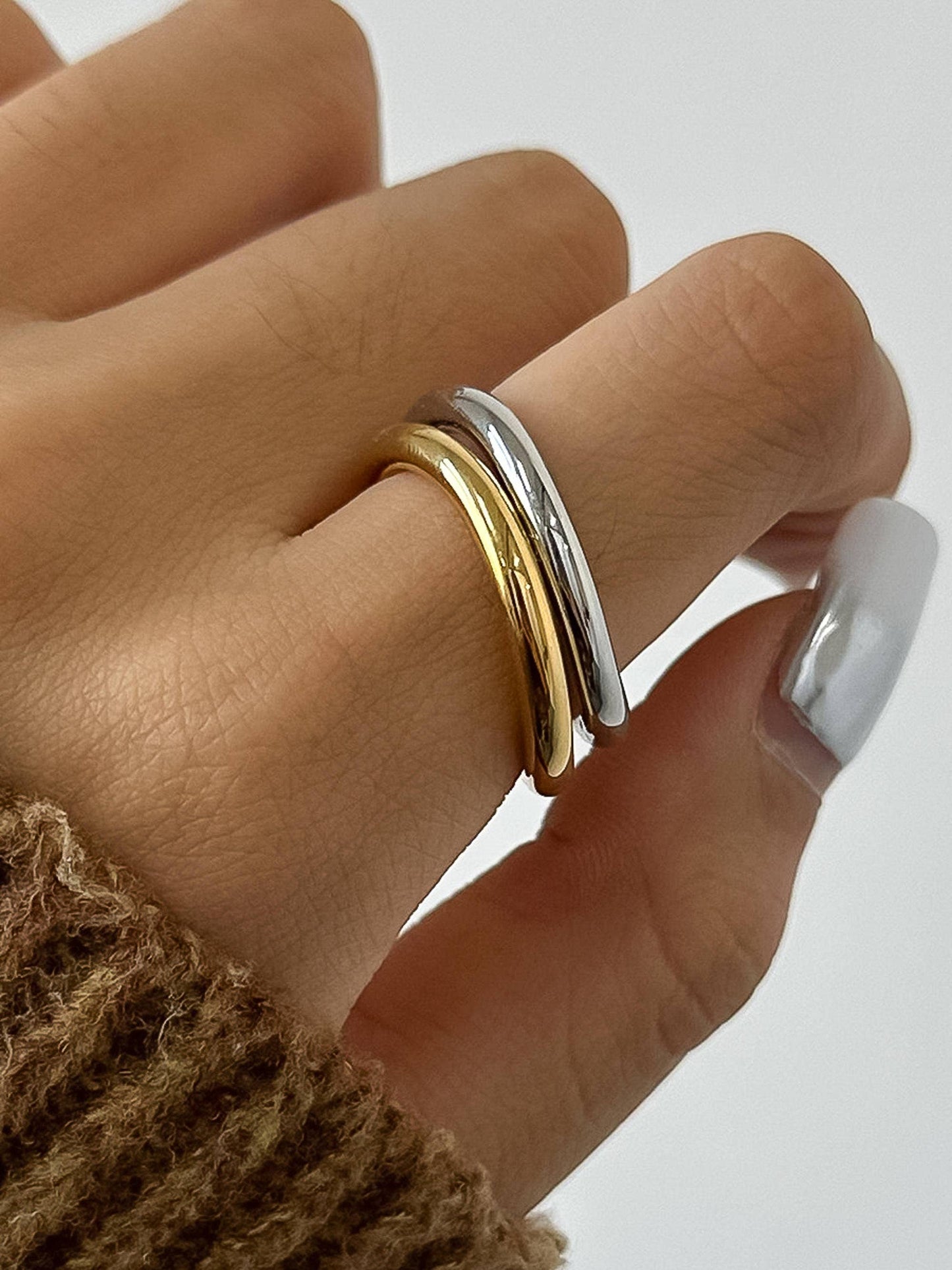 Double Two Tone Ring