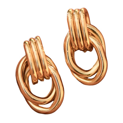 Twisty Gold Studs