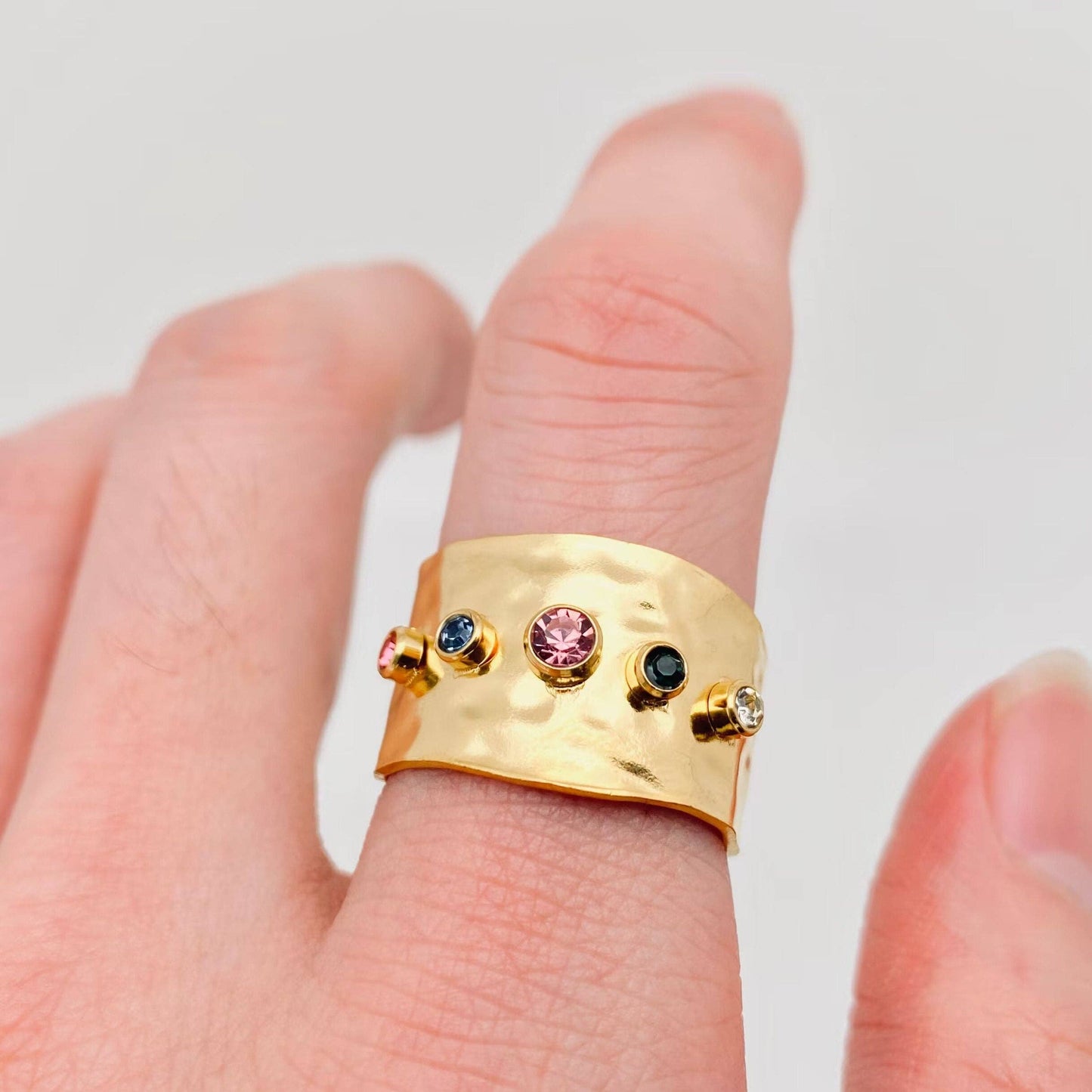 Rainbow Row Ring