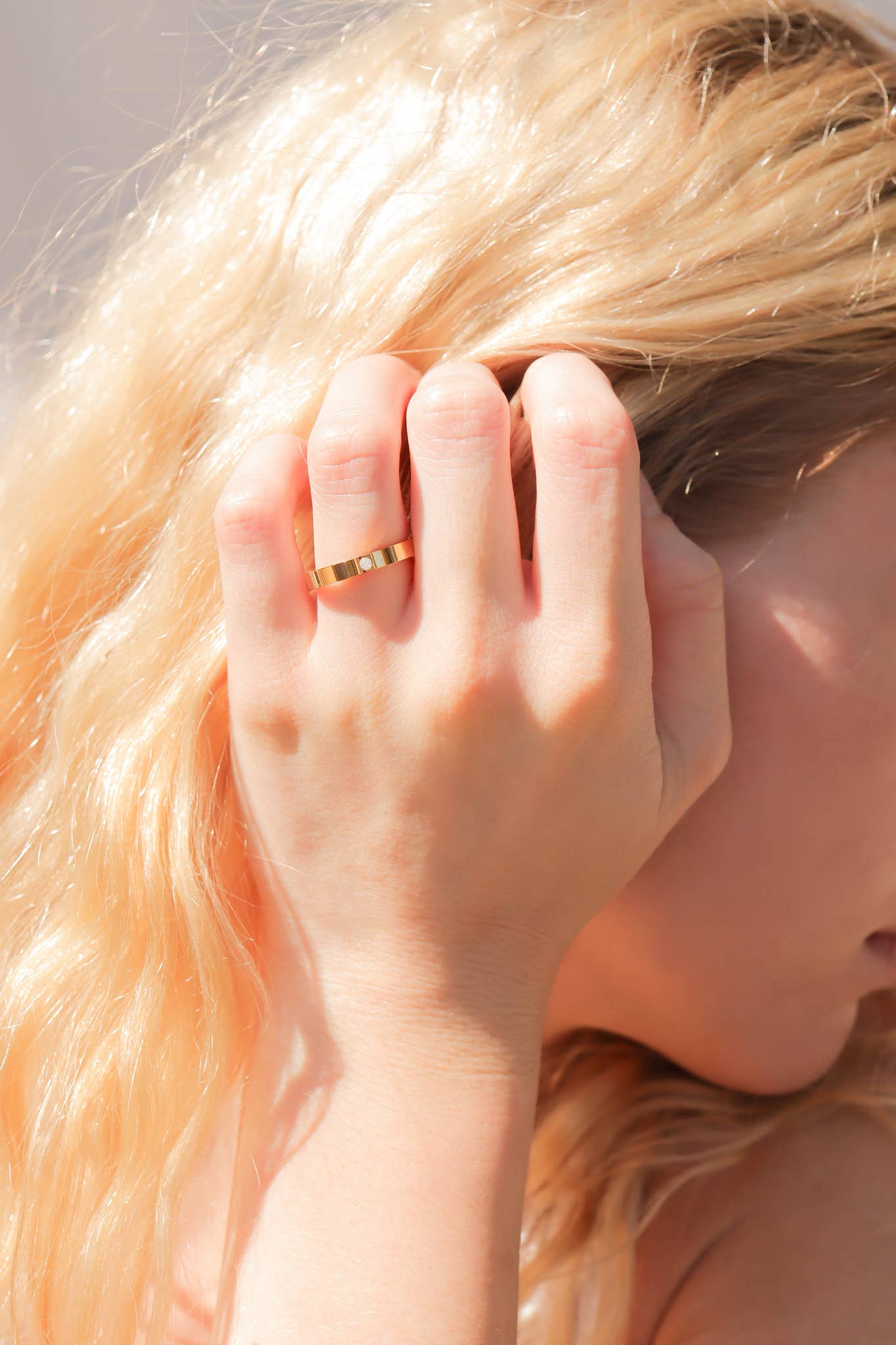 Gold Birthstone Stacking Rings