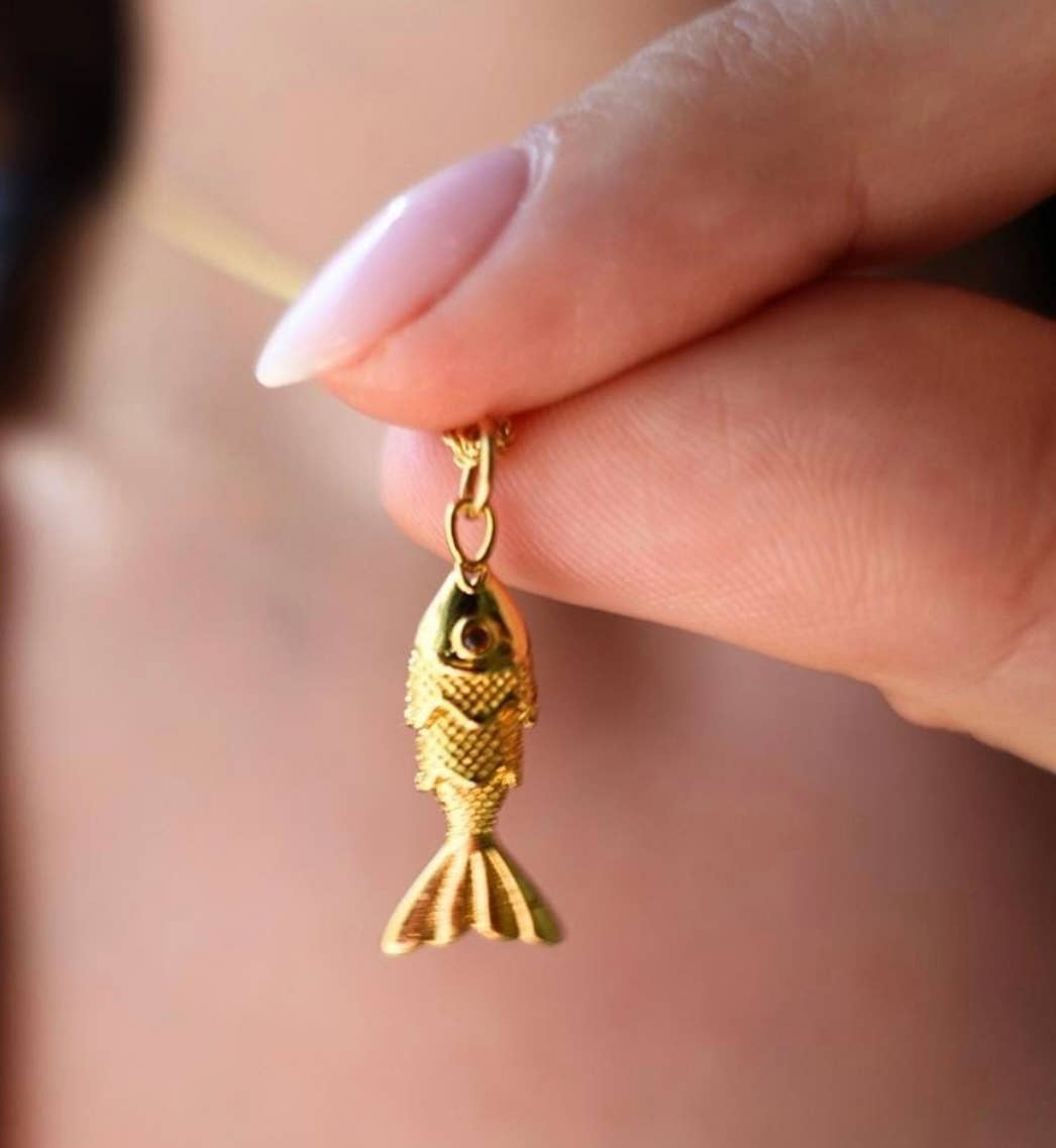 Sardine Koi Necklace Of Luck