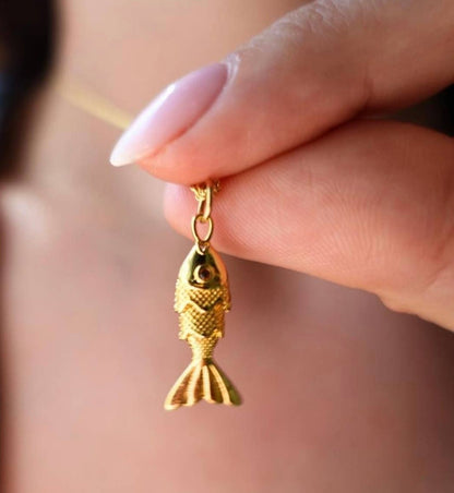 Sardine Koi Necklace Of Luck