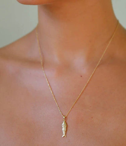 Sardine Koi Necklace Of Luck