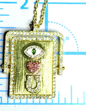 EYE LOVE U- Flip Necklace.