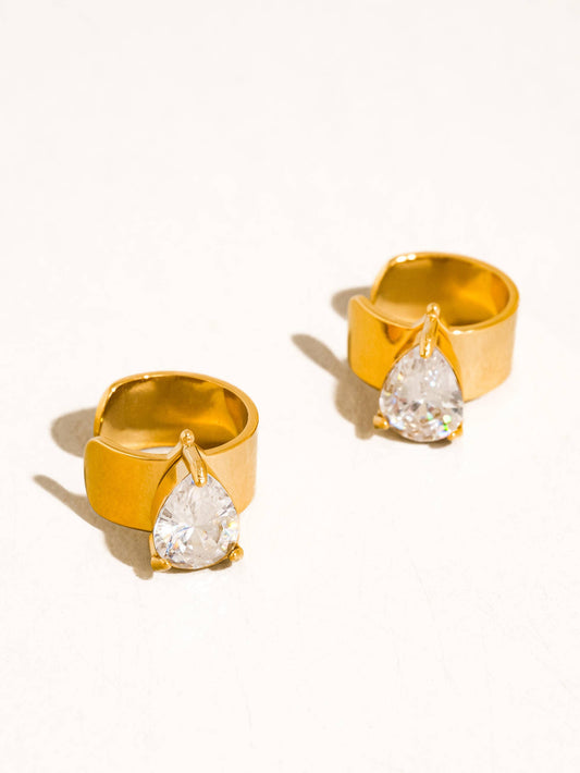 Jessenia Pear Crystal Cuff
