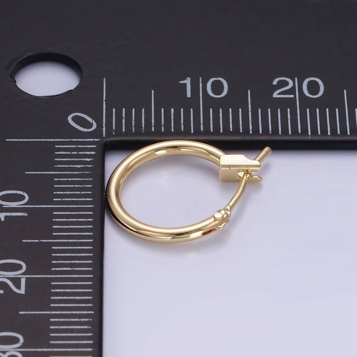 Minimalist Latch Cartilage Hoop Earrings
