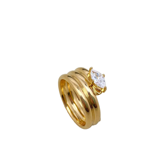 Twirl Ocean Ring - 7