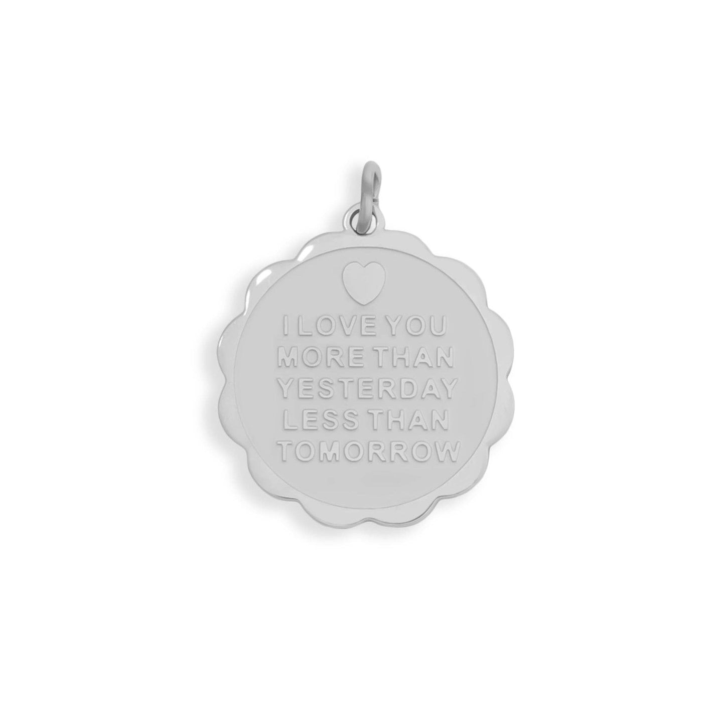 More Than Yesterday Charm