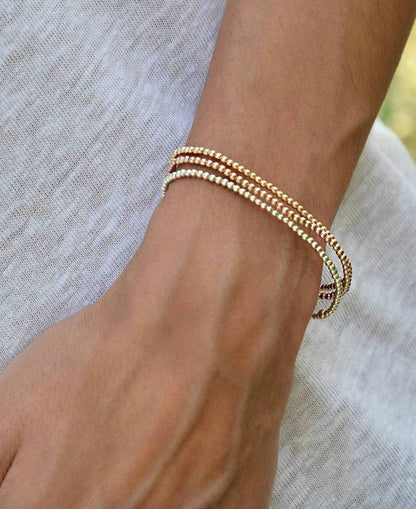 Waterproof Bead-Stacking Stretch Bracelets