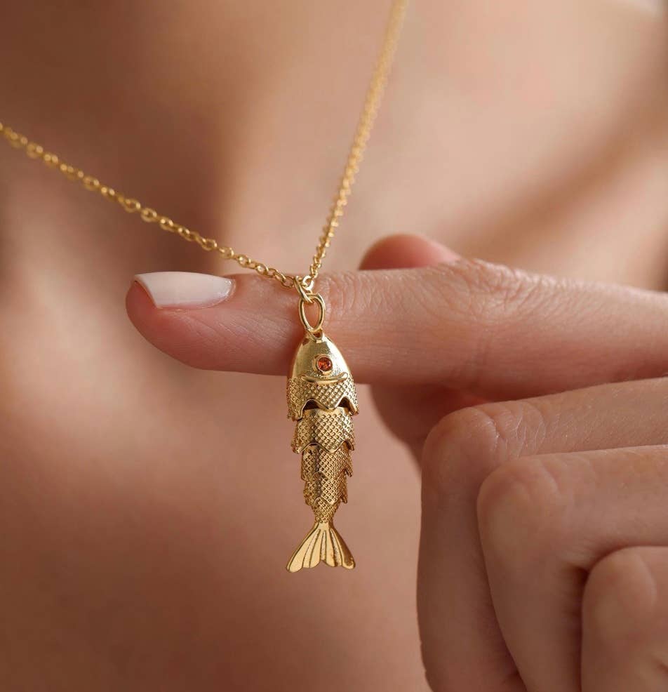 Sardine Koi Necklace Of Luck