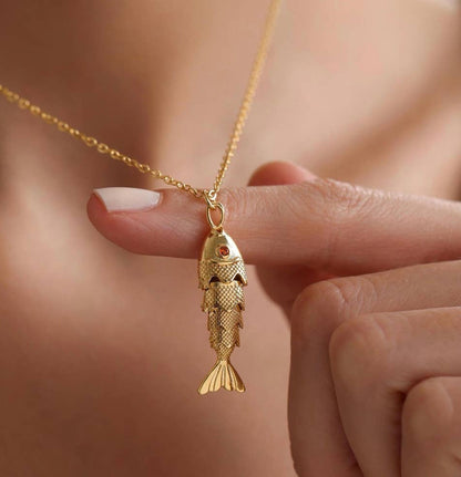 Sardine Koi Necklace Of Luck