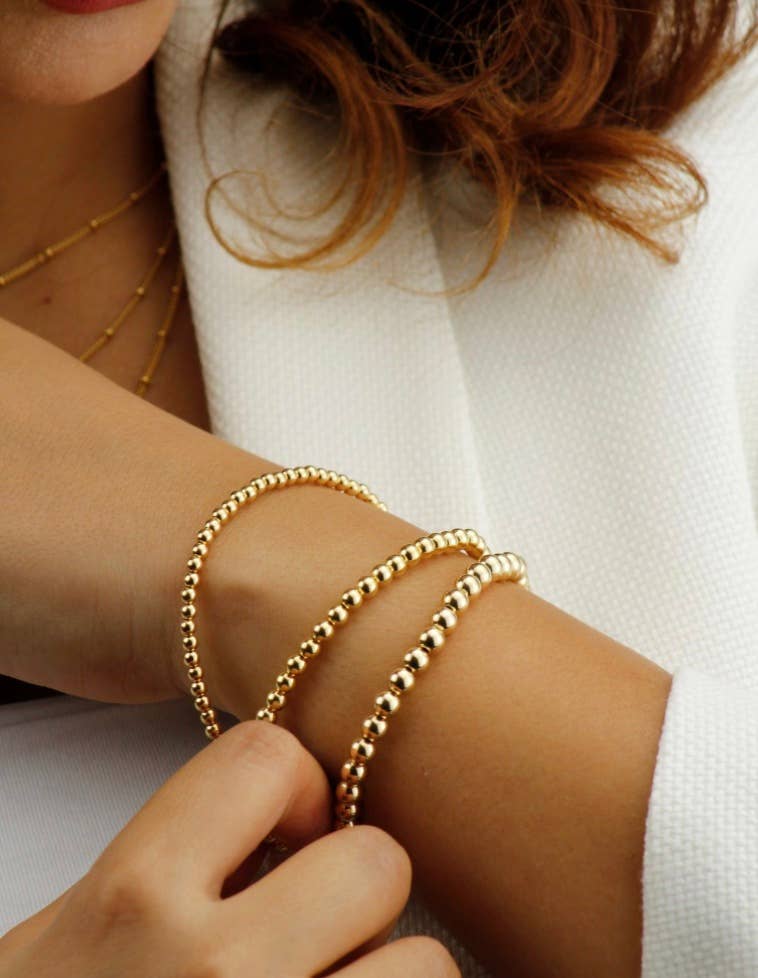 Waterproof Bead-Stacking Stretch Bracelets