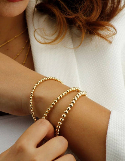 Waterproof Bead-Stacking Stretch Bracelets