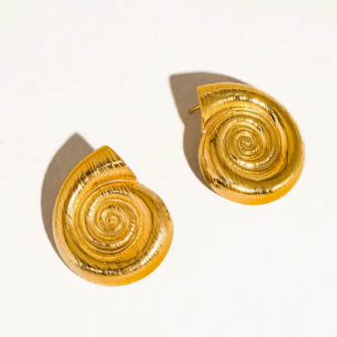 Waterproof Seashell Stud Earrings