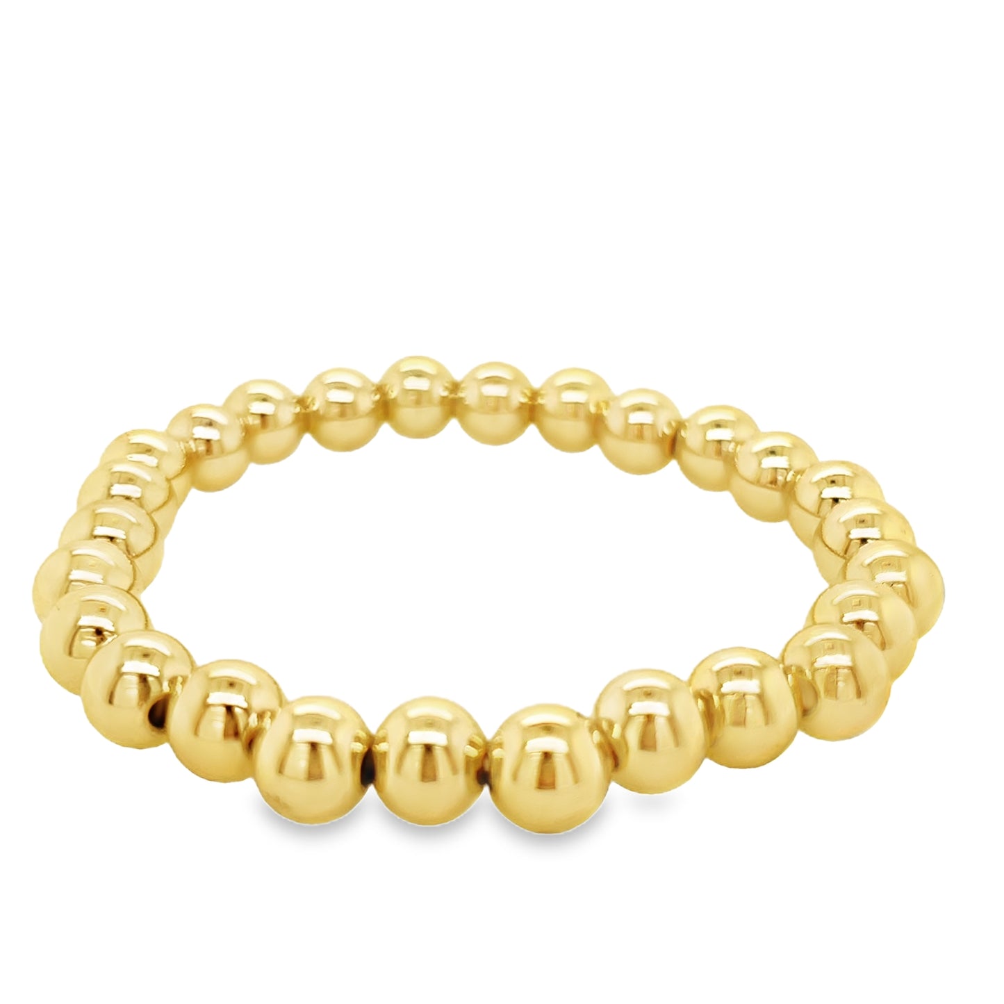 Large Gold Stretchy Bracelet