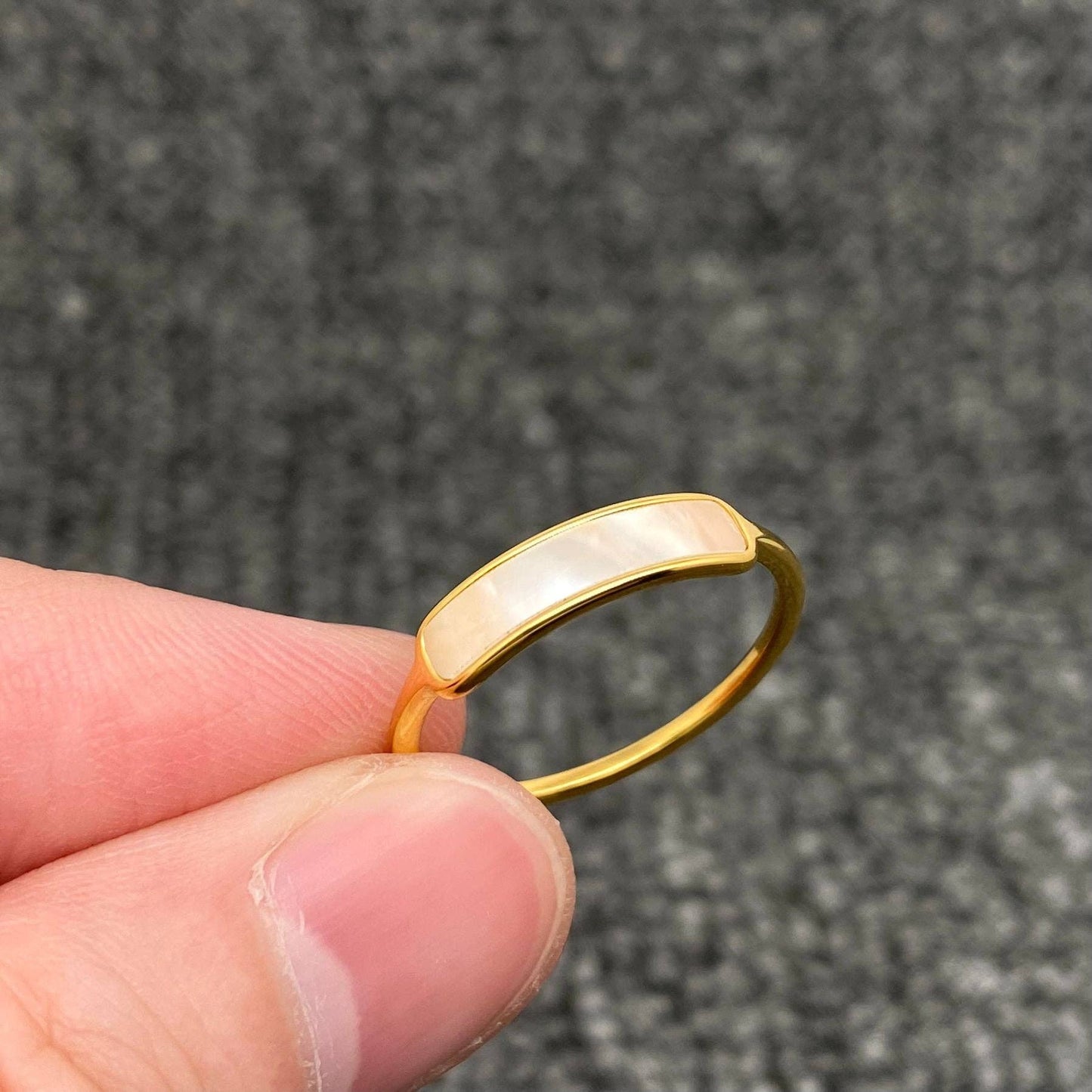 Mother Of Pear Ring