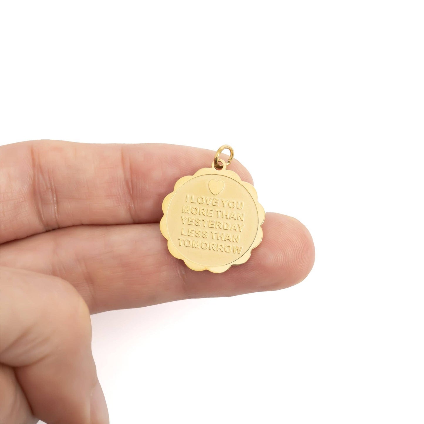 More Than Yesterday Charm