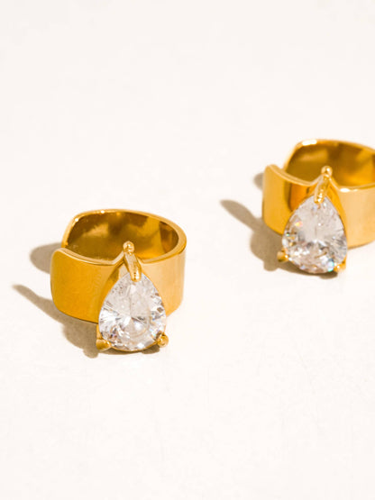 Jessenia Pear Crystal Cuff