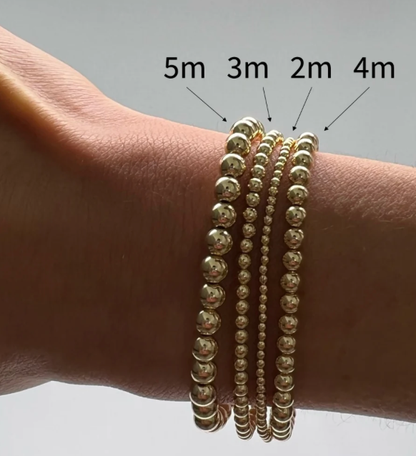 Waterproof Bead-Stacking Stretch Bracelets