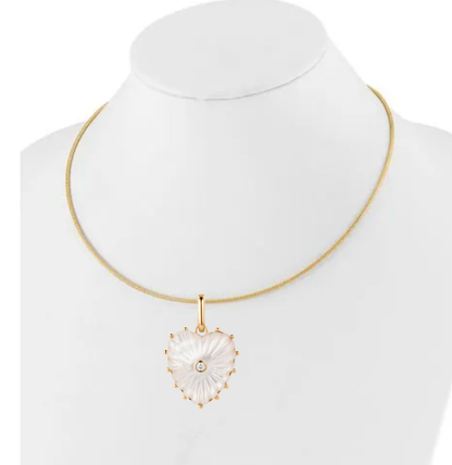 Gemstone Heart Necklace