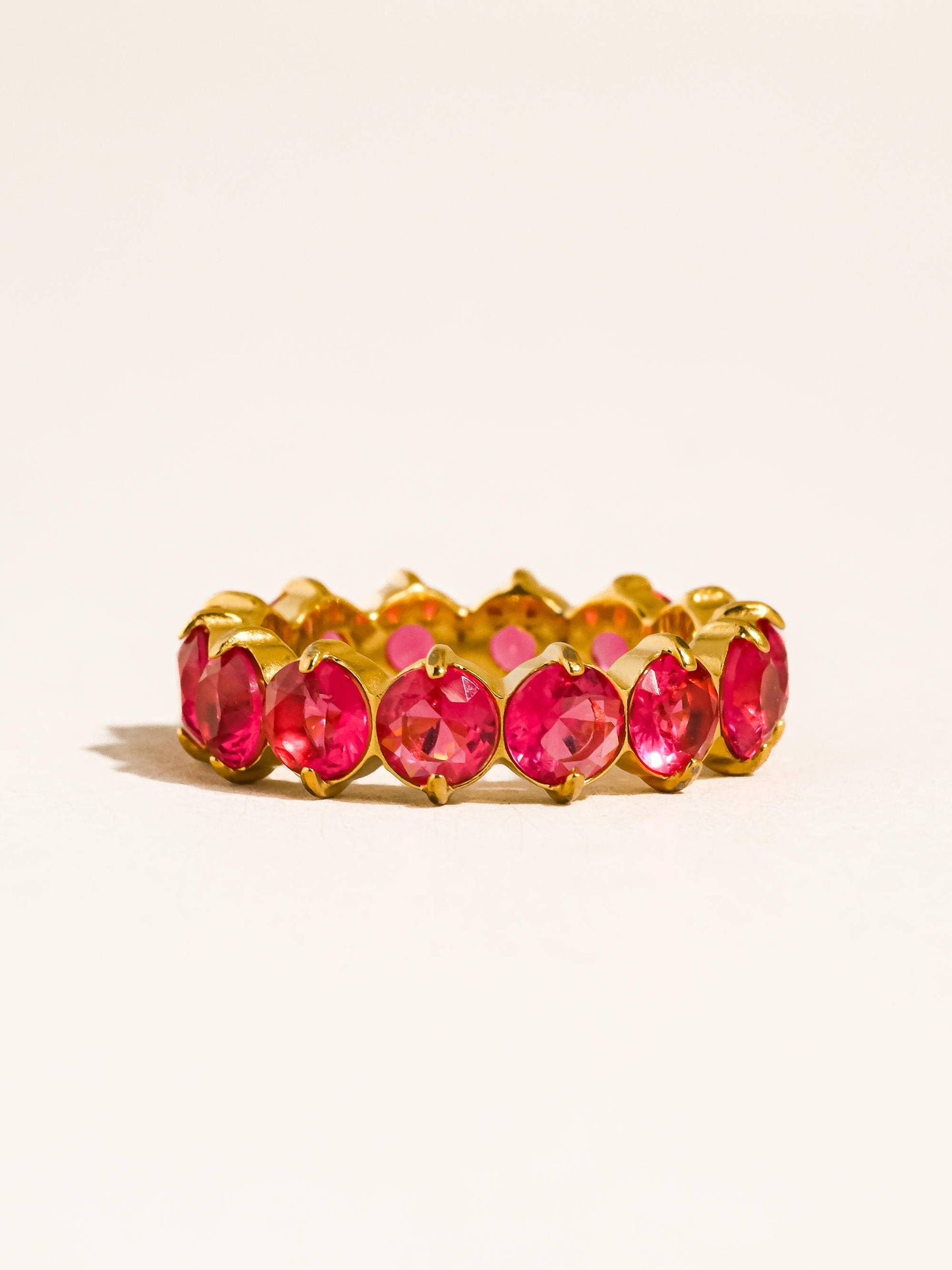Pink Veloura Eternity Ring