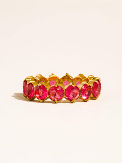 Pink Veloura Eternity Ring