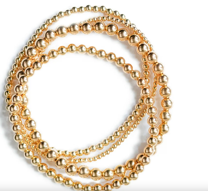 Waterproof Bead-Stacking Stretch Bracelets