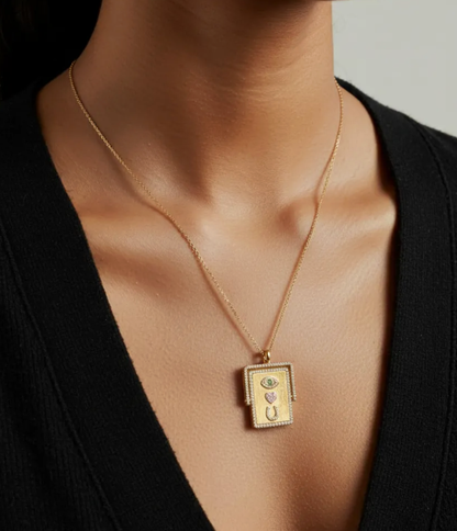 EYE LOVE U- Flip Necklace.